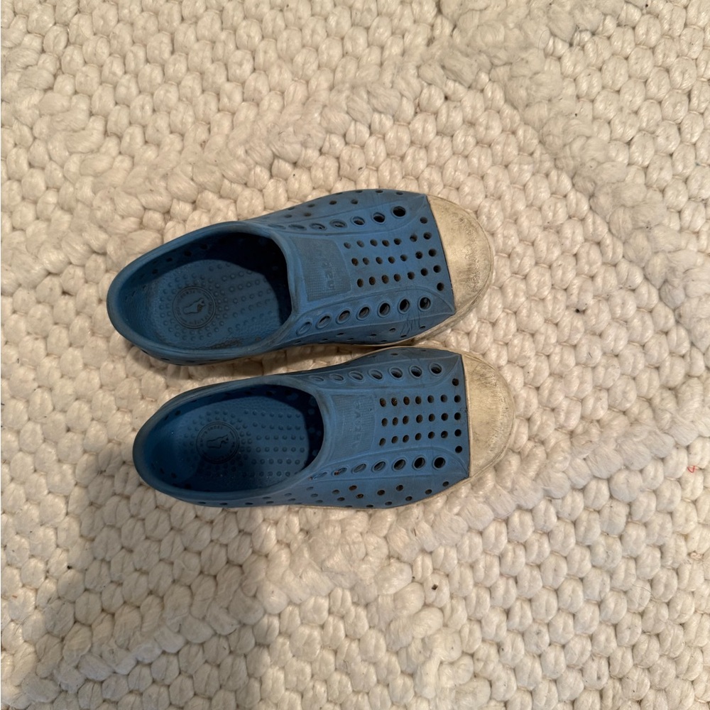 Natives Kids Blue Slip-On Shoes